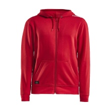 Craft Hoodie Community FZ Hoodie (Front Zipper, sporty fit) red Men