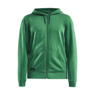 Craft Hoodie Community FZ Hoodie (Front Zipper, sporty fit) green Men