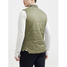 Craft Outdoor Vest Core Light Padded (light, warm and windproof) khaki green Men