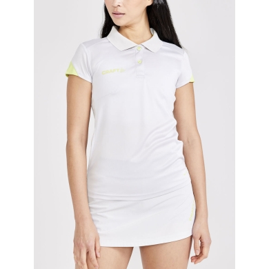 Craft Sport Polo Pro Control Impact (light, breathable) white/lime Women