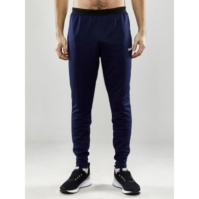 Craft Training Pants Evolve Slim Pant - durable, slim fit - long navy blue Men