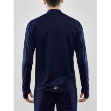 Craft Sport Long-sleeved shirt Evolve Halfzip - durable, made of stretch material - navy blue Men