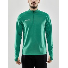 Craft Sport Long Sleeve Shirt Evolve Halfzip - durable, made of stretch material - green Men