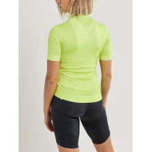 Craft Bicycle Shirt Core Essence Jersey Tight Fit (optimal freedom of movement) neon yellow Women