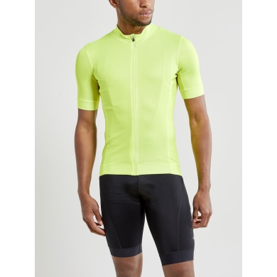 Craft Bike T-shirt Core Essence Jersey Tight Fit (optimal freedom of movement) neon yellow Men