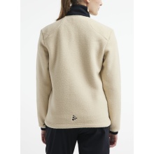 Craft Fleece Jacket ADV Explore Pile (100% Polyester, warm, soft) beige/black Women