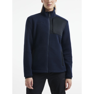 Craft Fleece Jacket ADV Explore Pile (100% Polyester, warm, soft) dark blue/black Women