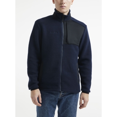 Craft Fleece Jacket ADV Explore Pile (100% Polyester, warm, soft) dark blue/black Men