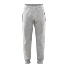 Craft Leisure Trousers Core Soul Sweatpants (soft material, side pockets with zipper) long light grey Men