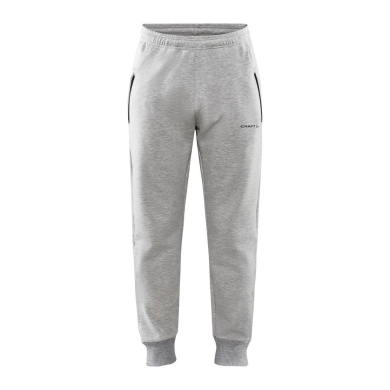 Craft Leisure Trousers Core Soul Sweatpants (soft material, side pockets with zipper) long light grey Men