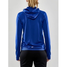 Craft Training Jacket Evolve Hood - durable mid-layer hooded jacket made of stretch material - cobalt blue women