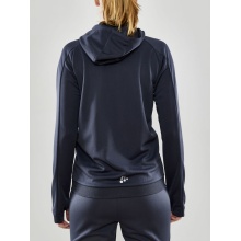 Craft Training Jacket Evolve Hood - durable mid-layer hooded jacket made of stretch material - dark grey women