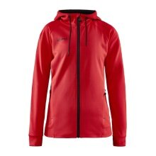 Craft Hooded Jacket ADV Unify (functional recycled polyester) red Women