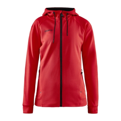 Craft Hooded Jacket ADV Unify (functional recycled polyester) red Women