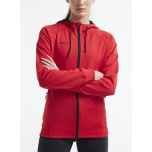 Craft Hooded Jacket ADV Unify (functional recycled polyester) red Women