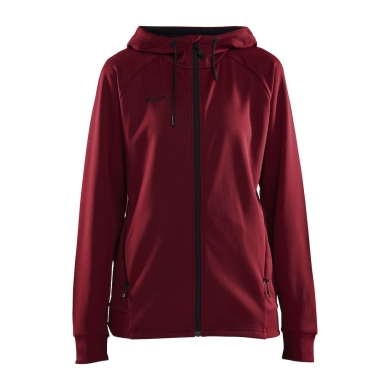 Craft Hoodie ADV Unify (functional recycled polyester) bordeaux/red Women