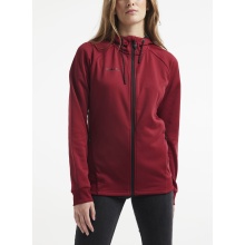 Craft Hoodie ADV Unify (functional recycled polyester) bordeaux/red Women