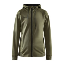 Craft Hooded Jacket ADV Unify (functional recycled polyester) khaki green Women