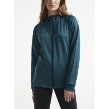 Craft Hooded Jacket ADV Unify (functional recycled polyester) teal blue Women