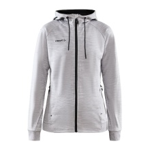 Craft Hooded Jacket ADV Unify (functional recycled polyester) light grey Women