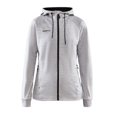 Craft Hooded Jacket ADV Unify (functional recycled polyester) light grey Women