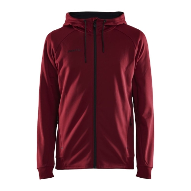 Craft Hooded Jacket ADV Unify (2 Pockets, Recycled Polyester) Bordeaux/Red Men