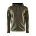 Craft Hooded Jacket ADV Unify (2 Pockets, Recycled Polyester) Khaki Green Men