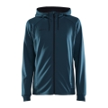 Craft Hooded Jacket ADV Unify (2 Pockets, Recycled Polyester) Teal Blue Men