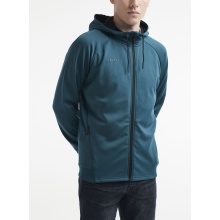 Craft Hooded Jacket ADV Unify (2 Pockets, Recycled Polyester) Teal Blue Men