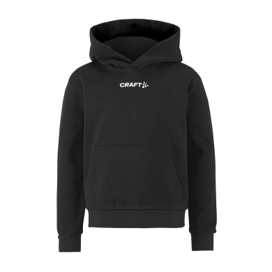 Craft Hoodie Community 2.0 Logo (athletic fit) black Kids