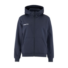 Craft Hooded Sweatshirt Community 2.0 Logo Full Zip Hoodie (Cotton/Polyester) navy blue Ladies