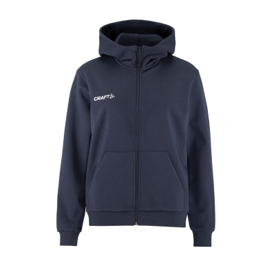 Craft Hooded Sweatshirt Community 2.0 Logo Full Zip Hoodie (Cotton/Polyester) navy blue Ladies