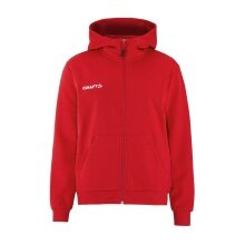 Craft Hooded Sweatshirt Community 2.0 Logo Full Zip Hoodie (Cotton/Polyester) red Ladies