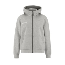 Craft Hooded Sweatshirt Community 2.0 Logo Full Zip Hoodie (Cotton/Polyester) light grey Ladies