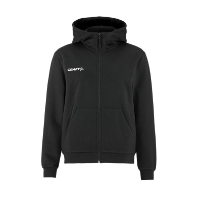 Craft Hooded Sweatshirt Community 2.0 Logo Full Zip Hoodie (Cotton/Polyester) black Ladies