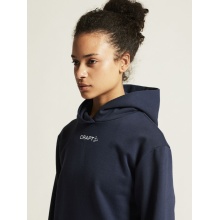 Craft Hooded Sweatshirt Community 2.0 Logo Hoodie (athletic fit) navy blue Ladies