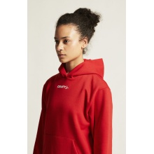 Craft Hooded Sweatshirt Community 2.0 Logo Hoodie (athletic fit) red Ladies