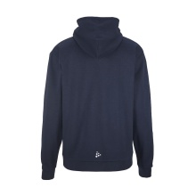 Craft Hooded Sweatshirt Community 2.0 Logo Full Zip (Cotton/Polyester) navy blue Men's