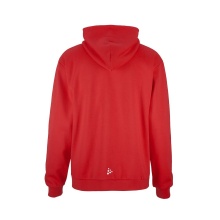 Craft Hooded Sweatshirt Community 2.0 Logo Full Zip Hoodie (Cotton/Polyester) red Men