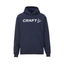 Craft Hooded Sweatshirt Community 2.0 Hoodie (high wearing comfort) navy blue Men's