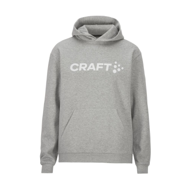 Craft Hooded Sweatshirt Community 2.0 (high wearing comfort) light grey Men's