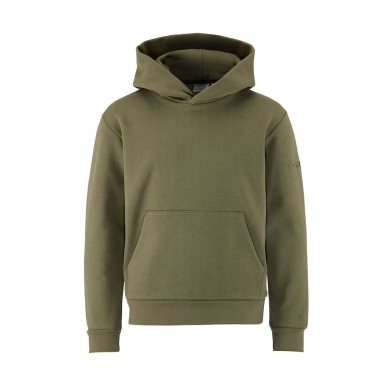 Craft Hooded Sweatshirt Community 2.0 Hoodie (athletic fit) khaki green Kids