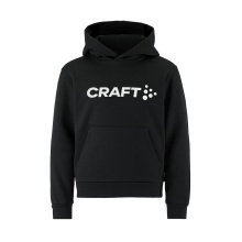 Craft Hoodie Community 2.0 (high wearing comfort) black Kids