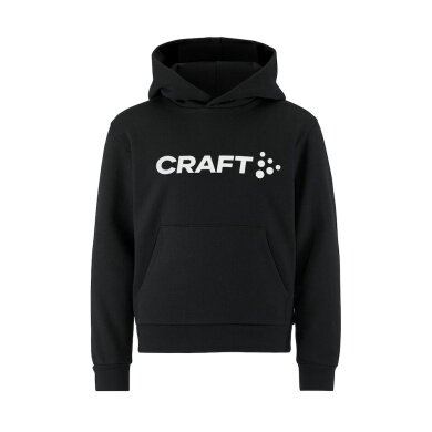 Craft Hoodie Community 2.0 (high wearing comfort) black Kids