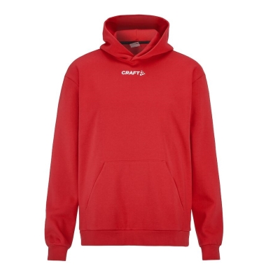 Craft Hoodie Community 2.0 Logo (athletic fit) red men