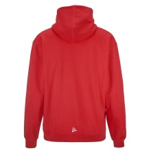 Craft Hoodie Community 2.0 Logo (athletic fit) red men