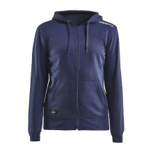 Craft Hoodie Community FZ Hoodie (Front Zipper, sporty fit) navy blue Women