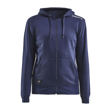 Craft Hoodie Community FZ Hoodie (Front Zipper, sporty fit) navy blue Women