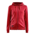 Craft Hoodie Community FZ Hoodie (Front Zipper, sporty fit) red Women