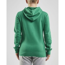 Craft Hoodie Community FZ Hoodie (Front Zipper, sporty fit) green Women